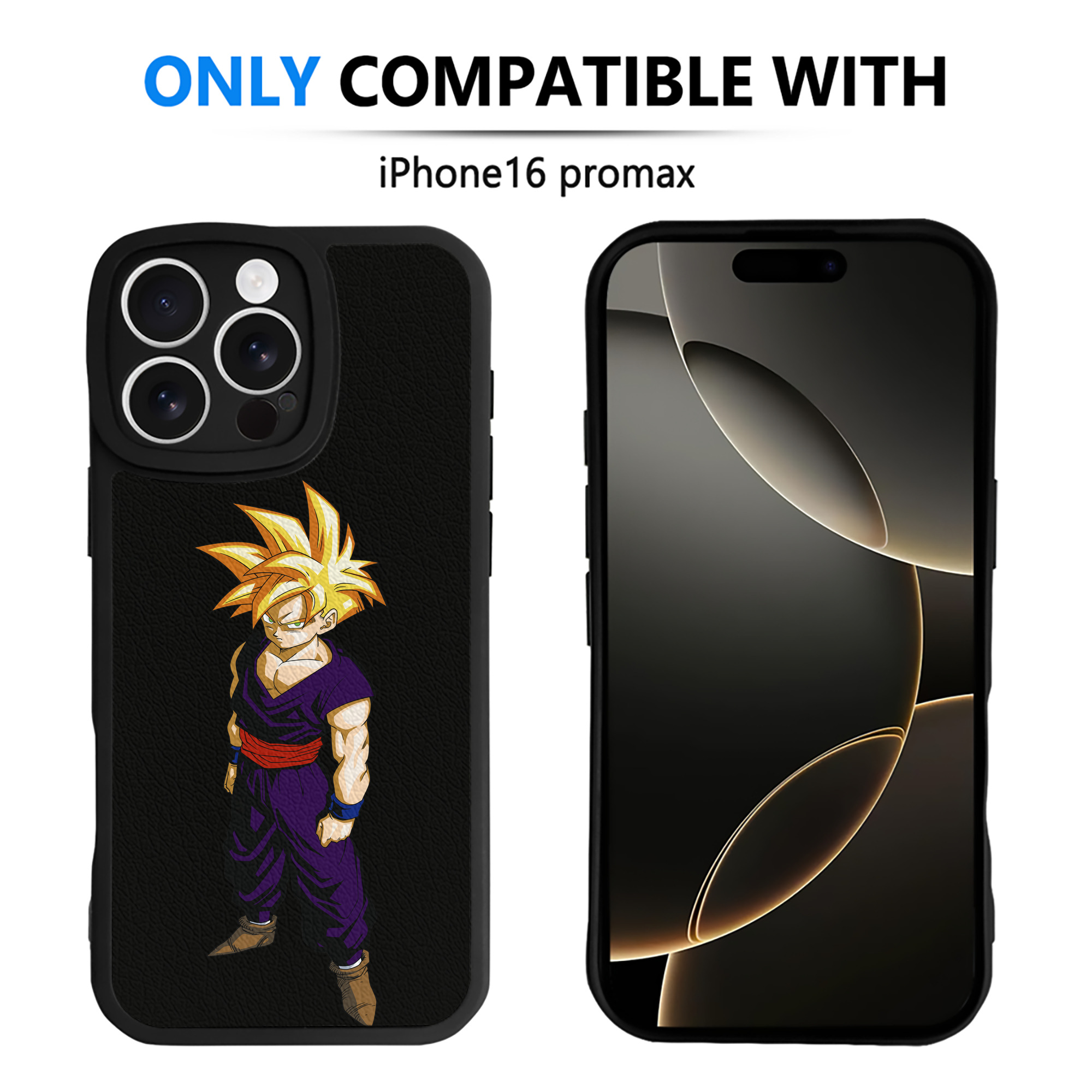 （画像用） ドラゴンボール ベジット DRAGON BALL Vegetto 【iPhone 16シリーズ対応】シリコンスマホケース（レザー調） 材質：シリコン